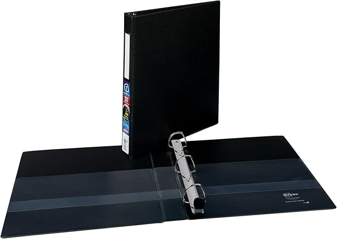 Avery Heavy-Duty Binder with 1-Inch One Touch EZD Ring, Black (79990)