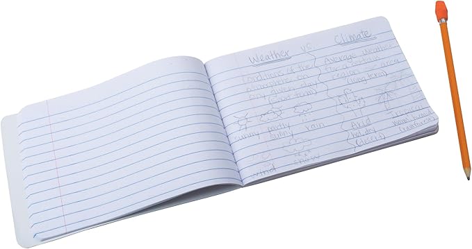 PACON PMMK37090 Pacon Junior Composition Book, 5 x 7-1/2 Inches, 3/8 Inch Ruled, 100 Sheets