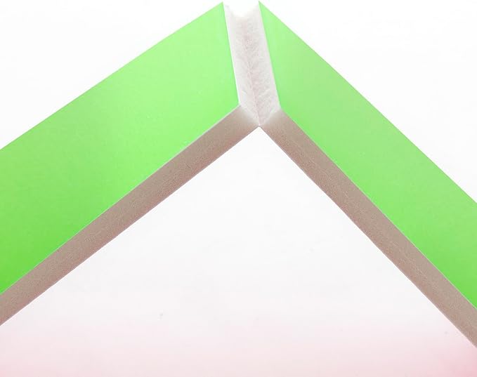 BAZIC Products Foam Board 20" X 30" Neon Green, Colored Foam Boards 3/16 Inch Thickness, Presentation Signboards School Craft Project Framing Display, 25-Pack