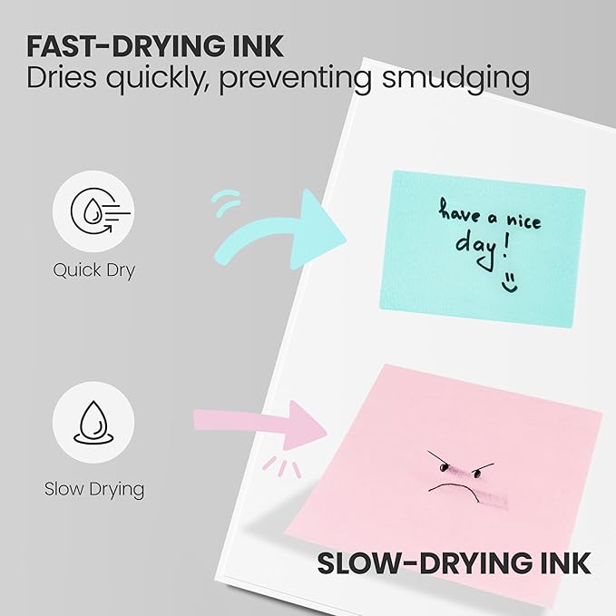Pull-Out Sticky Notes, Transparent Full-Back Adhesive to-Do List with Dispenser, 126 Sheets for Home, Office & School