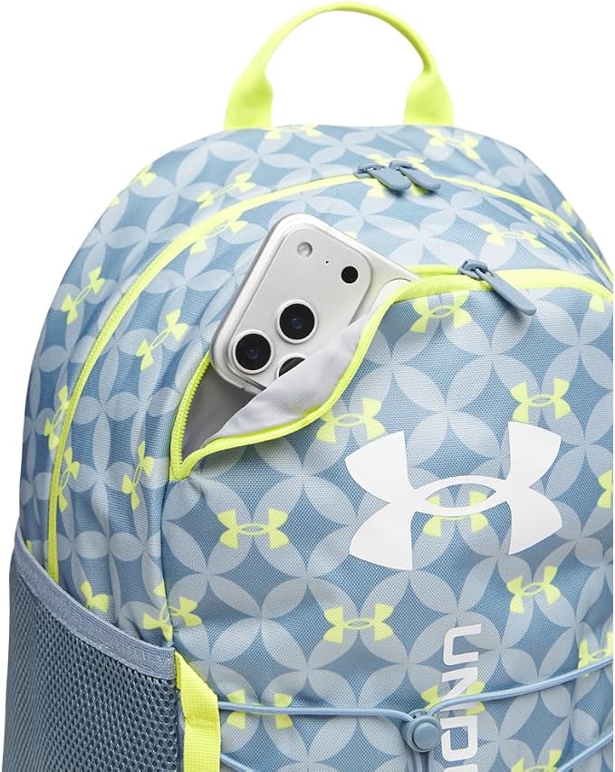 Under Armour Unisex Hustle Sport 6.0 Backpack, (448) Blue Wind/Blue Wind/White, One Size Fits Most