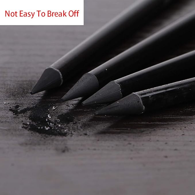 YYMIYU Full Graphite Pencils set 6 Piece.HB/2B/4B/6B/8B/EE (lead pencil)
