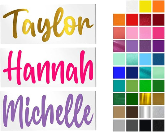 Vinyl Name Decal for Yeti Cup, Tumbler, Water Bottle, Laptop, car Window or Other Hard and Smooth Surface Your Choice of Color & Style | Decals by ADavis