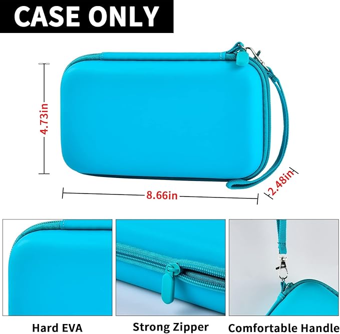 Graphing Calculators Case for Texas Instruments TI-84 Plus/TI-83 Plus CE Color Calculator, Storage Holder for TI-89/ for Casio fx-9750GIII for TI-30XS for Cables, Pens, Pencil-Green(Box Only)