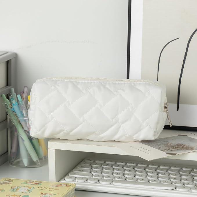 Pencil Case Pen Case Office College School Storage Bag Pouch Holder Box Organizer Makeup Pouch Cosmetic Bag Aesthetic Cute Pencil Case for Girls Boys Kids (ZR)