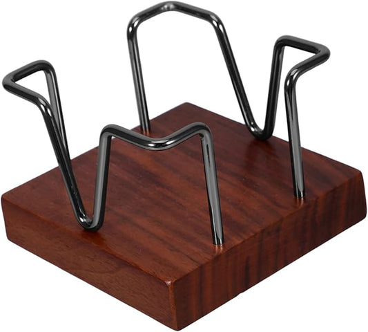 DOITOOL Capacity Note Pad Organizer Elegant Wooden Desk Holder for Office School and Home Decor Chic Stationery Storage for Memo Pads and Office Supplies