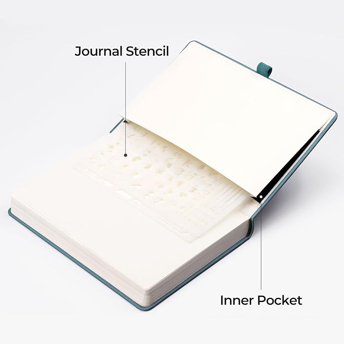 EMSHOI Dotted Journal Notebook, 320 Pages, A5 Size (5.7'' x 8.3'')