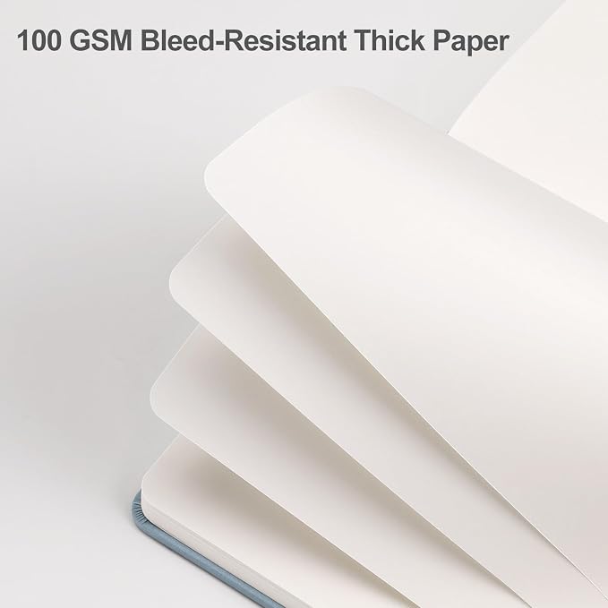 EMSHOI Blank Journal Notebook, 192 Pages, A5 Size (5.7'' x 8.3'')