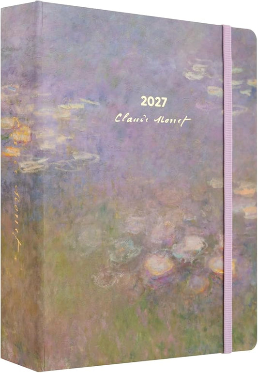 KOKONOTE Planner 2026-2027 Monet - Planner for Women 17 Month (Aug 26/ Dec 27) | Weekly & Monthly Academic Planner 2026-2027 | 6.4" x 7.9" | Hardcover Agenda 2026 | Thick paper 120 g/m²