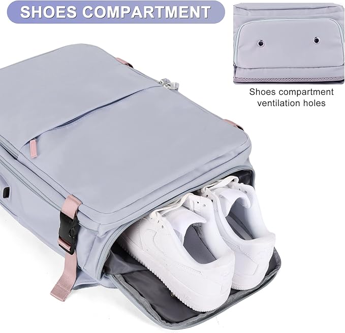 coofay Travel Backpack For Women Airline Approved Carry On Backpack Flight Approved Waterproof Sports Luggage Backpack Casual Daypack Small Hiking Backpack