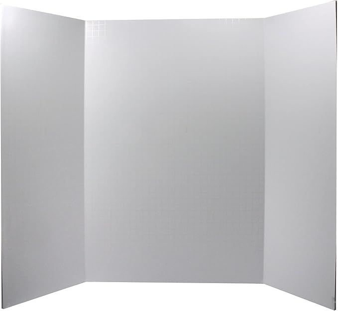 Pacon Ghostline Tri Fold Foam Board Wht 28 X 22