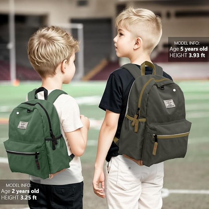 atgark Toddler Backpack for Boys 2-5: Preschool Kindergarten Backpack - 13" Daycare Backpack Fit A4 Folder