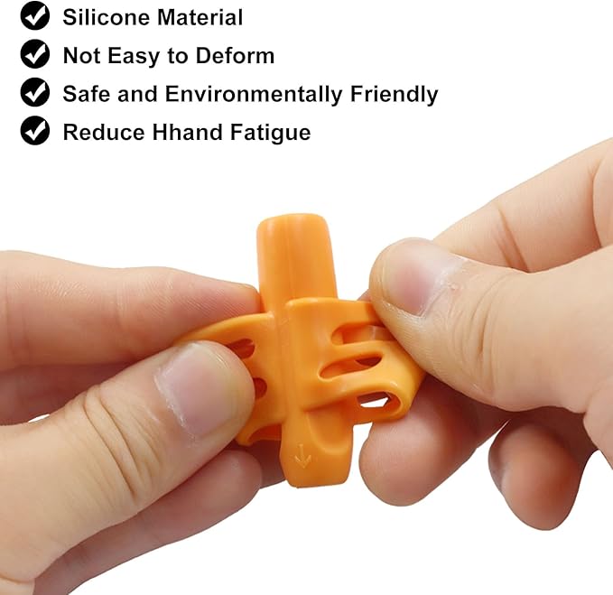 6 Pcs Pencil Grips Kids Handwriting, Multicolor Grip Posture Correction Writing Aid Tool Grippers, Perfect Pencil Holders for Home Schooling/Preschoolers