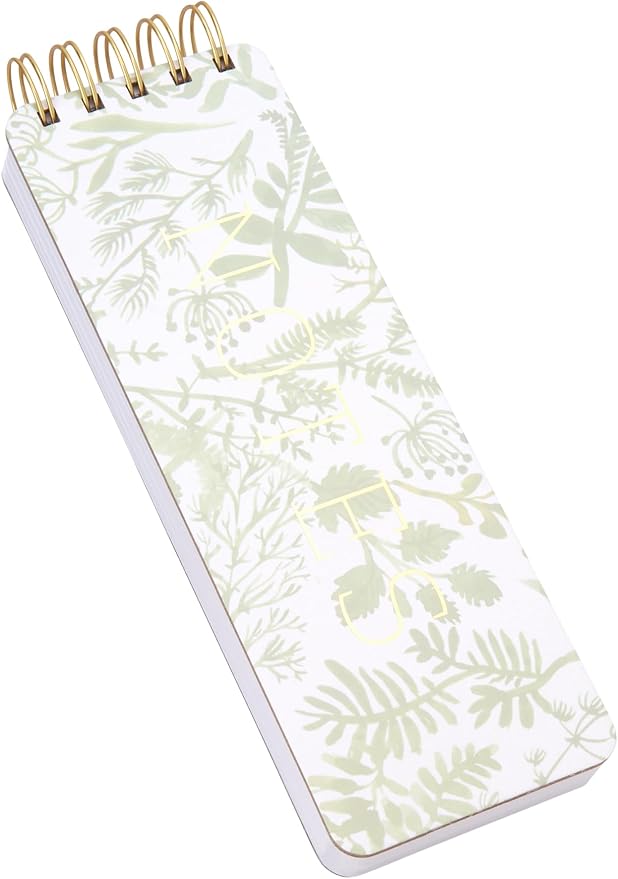 Eccolo Tall Spiral Memo Pad 300 Pages 150 Sheets List Notepad for Office