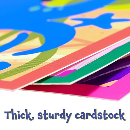 READY 2 LEARN Magic Scratch Paper - Sea Life - 10 Vibrant Scenes - Scratch Art for Kids - Reveal Colorful, Underwater Designs