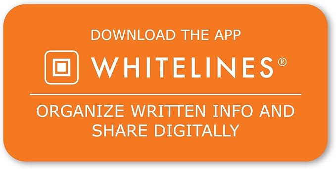 Whitelines Notebook, Spiral Bound, 70 Sheets, 11" x 8.5", Premium 20# Gray Paper with White Lines, Makes Your Notes Stand Out and Links Them To The Digital World, Proudly Made in USA (Case of 12)