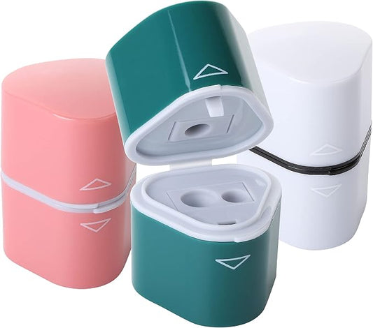 Mr. Pen- Pencil Sharpener for Colored Pencils, 3 Pack, 3 Hole
