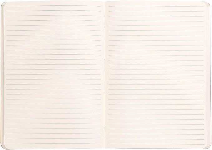 Rhodia Rhodiarama SoftCover Notebook - 80 Lined Sheets - 6 x 8 1/4 - Poppy Cover