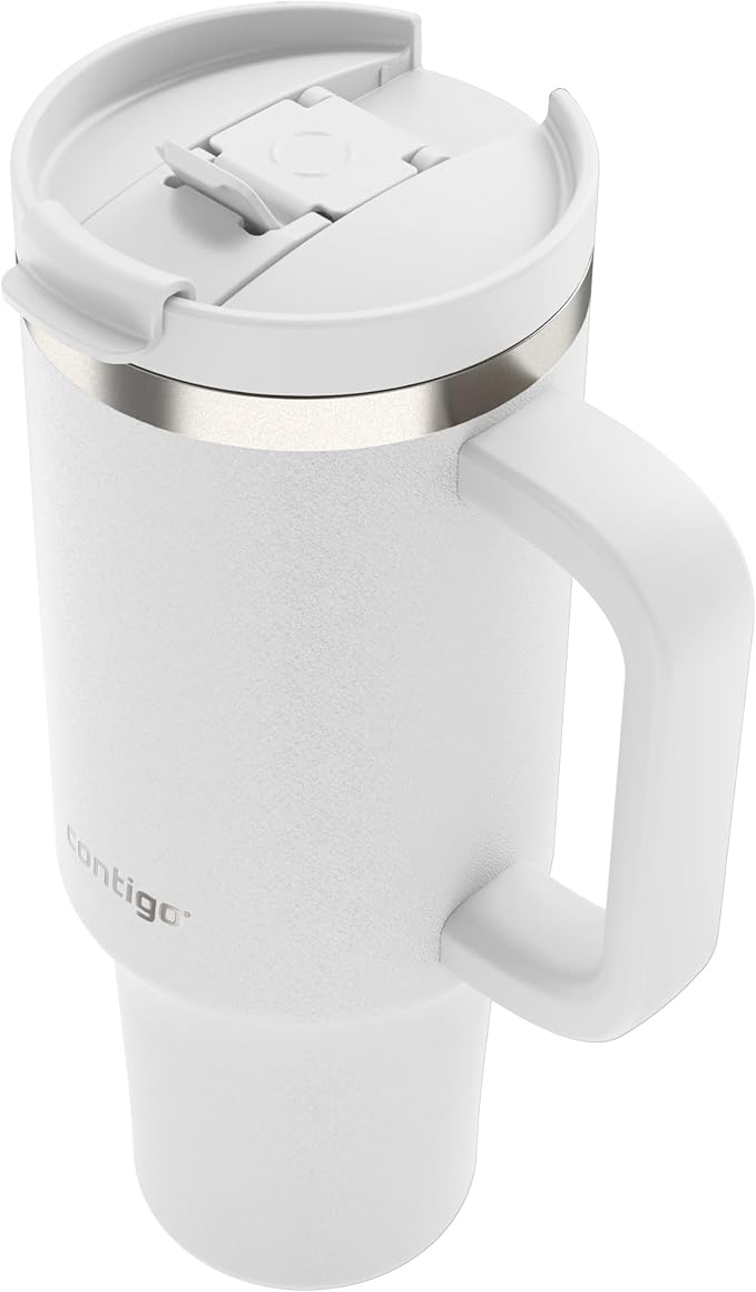 Contigo Streeterville 40oz Tumbler, Stainless Steel Vacuum Insulated, Leak-Proof, Cold for 29 Hours, Salt (Pack of 4)