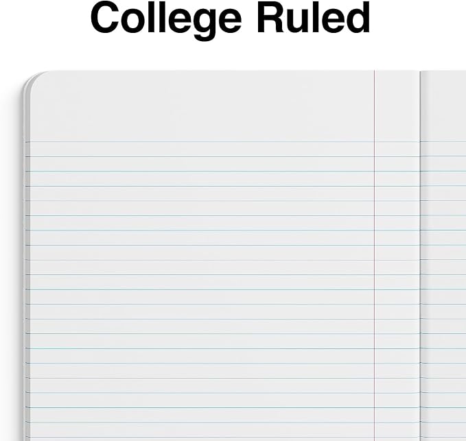 STAPLES Composition Notebook, 9.75x7.5 Inch, College Ruled, 48/Ctn