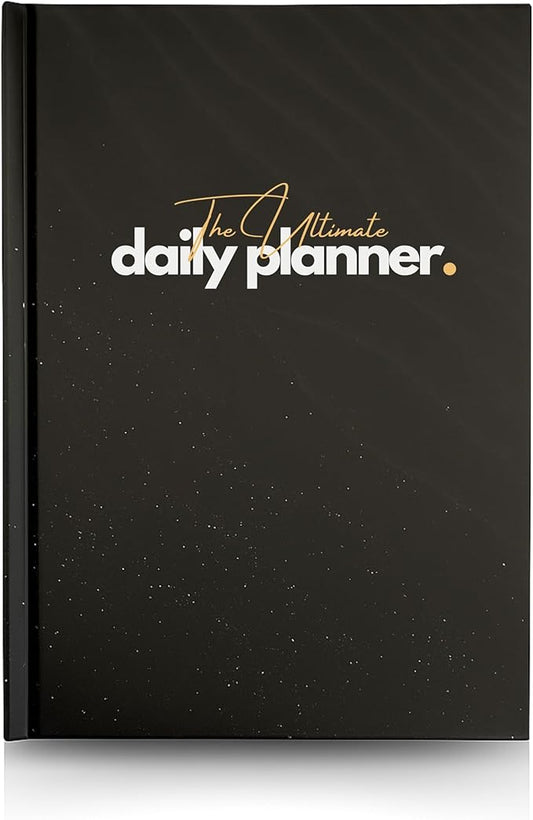 The Best Undated Daily Planner to Achieve Goals, Increase Productivity, Limit Procrastination, Learn About Habits and Self-Development, Increase Your Discipline and Live Healthier - The Ultimate Daily Planner - Harcover book