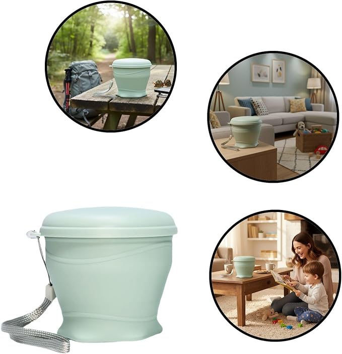 Foldable Silicone Cup Reusable foldable Travel Mug Compact Portable Camping Cup for Outdoor Enthusiasts and Travelers