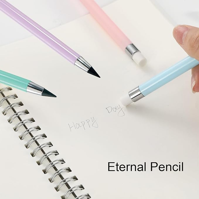 MOZXIRZ 6 Pcs Cute Green Stationery Set for Women Back to School Supplies Office Supplies Including Gel Ink Pens 6-in-1 Ballpoint Pens Pencil Eraser (Green)
