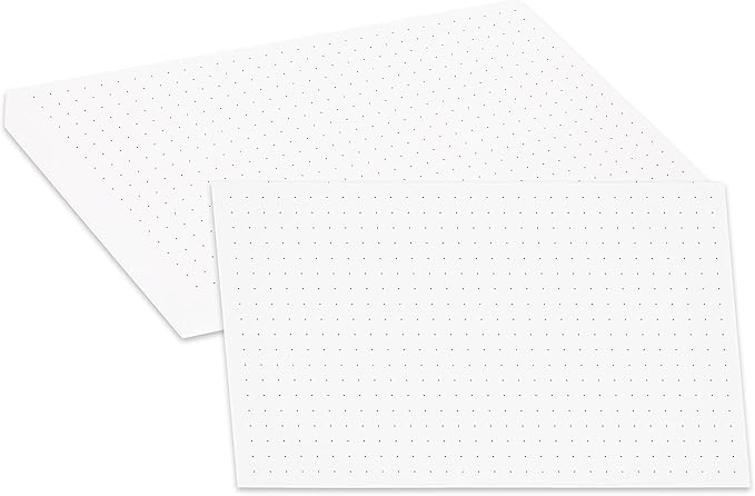 Home Advantage Dot Grid Graph Index Cards (5-x-8-inch)