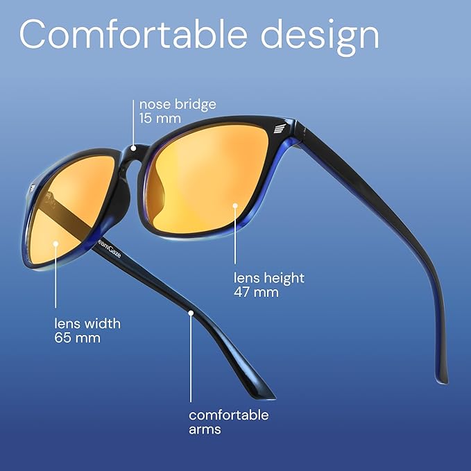livho High Tech Blue Light Glasses - Advanced Blue Light Blocking Computer Glasses - Screen Fatigue & UV Protection