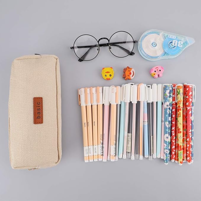 iSuperb Small Pencil Case Pencil Pouch Cute Pen Holder Aesthetic Pen Bag Organizer for Kids Girls Boys Student School Supplies Coin Pouch Cosmetic Bag