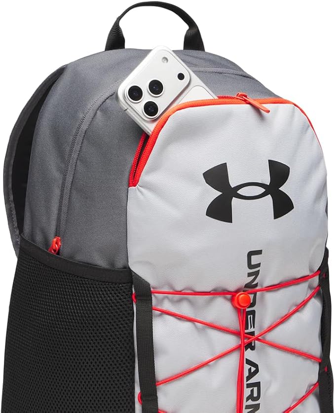 Under Armour Unisex Hustle Sport 6.0 Backpack, (012) Mod Gray/Black/Black, One Size Fits Most