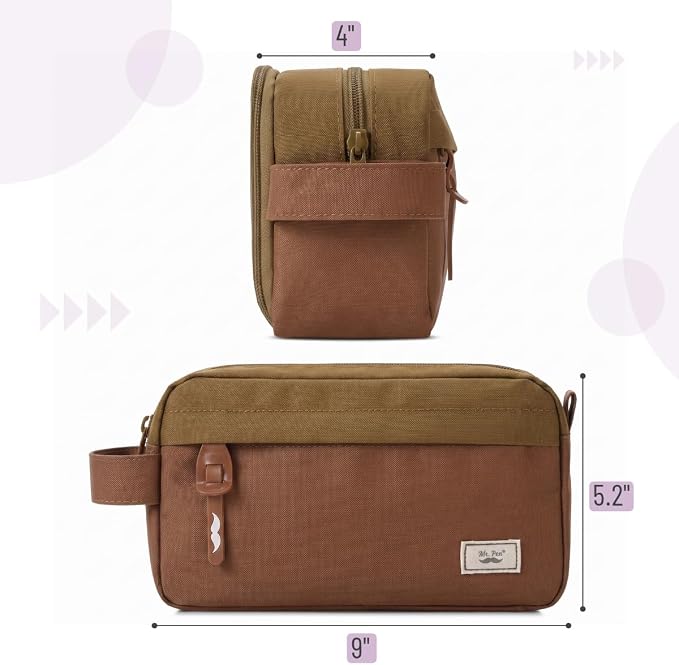 Mr. Pen- High Capacity Pencil Case, Large Pencil Pouch with 3 Compartments and 2 Pockets, Large Pencil Bag with Smooth Zipper, Cute Pencil Case Pouch Organizer, School Supplies for Teens