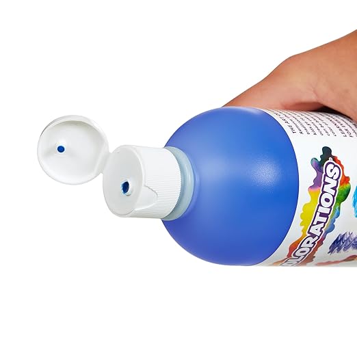 Colorations Washable Tempera Paint, 16 fl oz, Gold, Non Toxic, Vibrant, Bold, Kids Paint, Craft, Hobby, Fun, Art Supplies