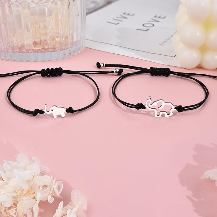 Back to School Gifts Mommy and Me Bracelet First Day of School Matching Wish Bracelets Set for Mother Daughter Son Women Teen Girls Boys Jewelry Gift