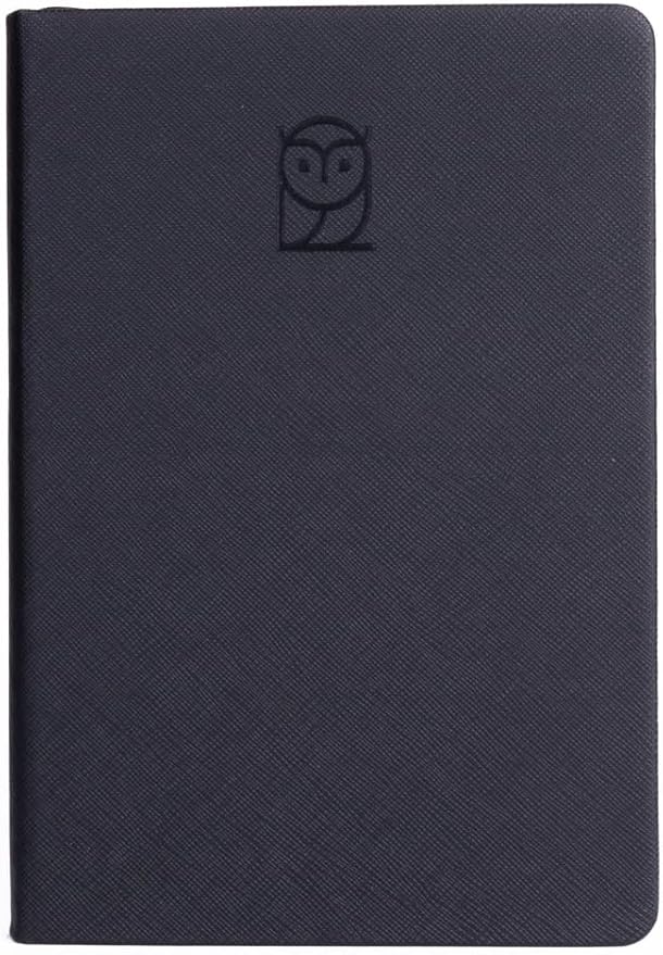 Wyze Planner Undated Daily Planner – 6-Month A5 Productivity Organizer with Full Page Per Day, ADHD Friendly, Hourly Schedule, Goal Setting, Habit Tracker, Weekly & Monthly Pages – Hardcover Time Management Notebook (Black)