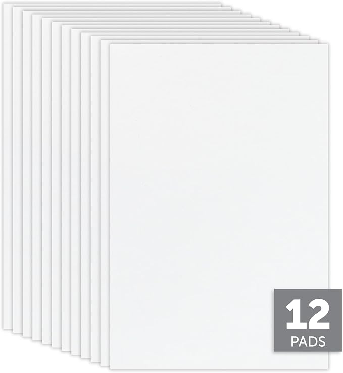 TOPS Memo Pads, 4" x 6", White Paper, 100 Sheets, 12 Pack (7821)