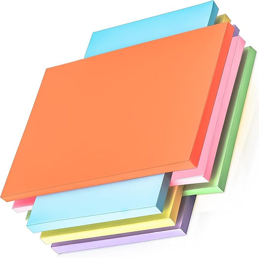 180PCS Blank Colored Index Cards 4 x 6 Inch Flash Cards, Colored Note Card Flashcards, Colorful Blank Index Card Note Pad 4 x 6 Study Notecards for School Office College Supply