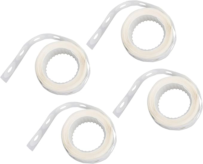 generic Hole Punch Reinforcement Labels, PVC Water Proof Stickers for Loose Leaf Paper Repair, with Double Sided Adhesive for DIY Projects