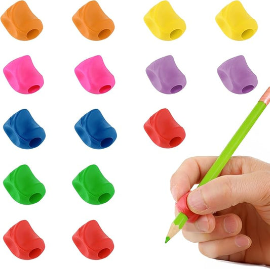 Ymapinc 15PCS Pencil Grippers for Kids Handwriting,Toddler Pencil Grippers Improve Handwriting for Kids Pencil Grippers for Kids,Finger Grips for Pencils for Toddlers,Kids