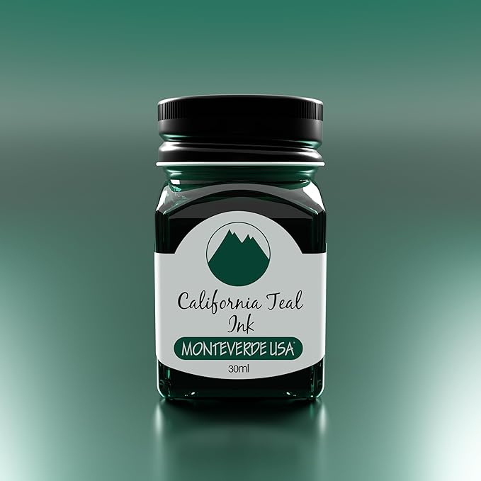 Monteverde USA Ink with ITF Technology, 30 ml California Teal (G309CT)