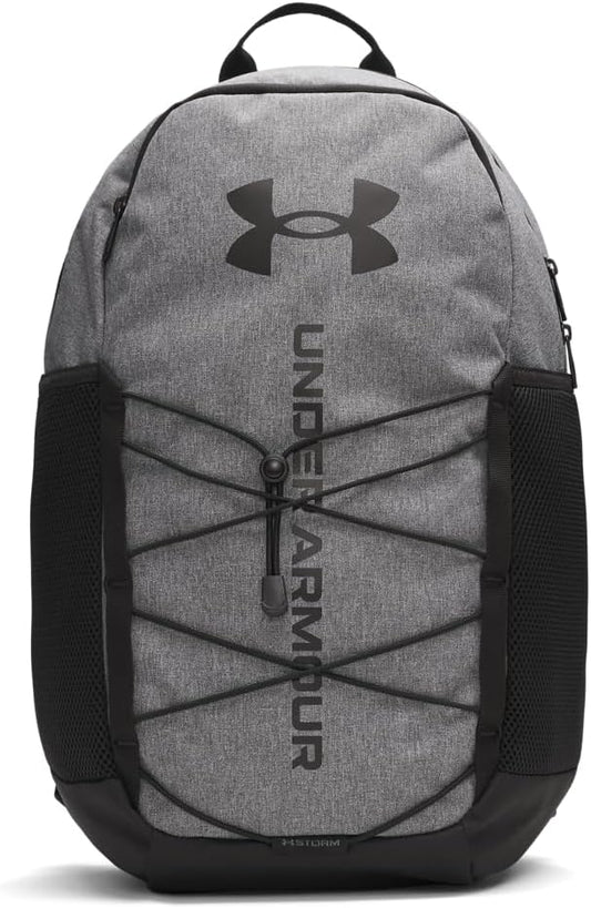 Under Armour Unisex Hustle Sport 6.0 Backpack, (025) Castlerock/Black/Black, One Size Fits Most