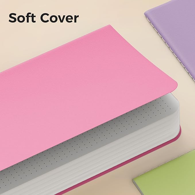 Large Colorful Dot Grid Notebook Journals Bulk with Thick Dotted Grid Paper, 60 Pages, 8.5x11 inch, Composition Diary Subject Notebooks Planner for Traveler Student Office, Journal Set, 12 Pack