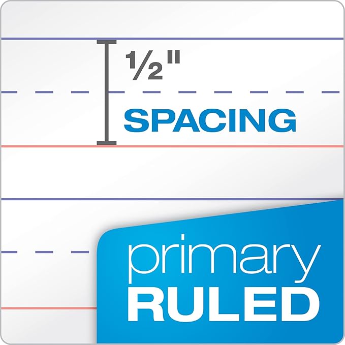TOPS Primary Journal, 9-3/4" x 7-1/2", Primary Rule, 80 Sheets (63785),White
