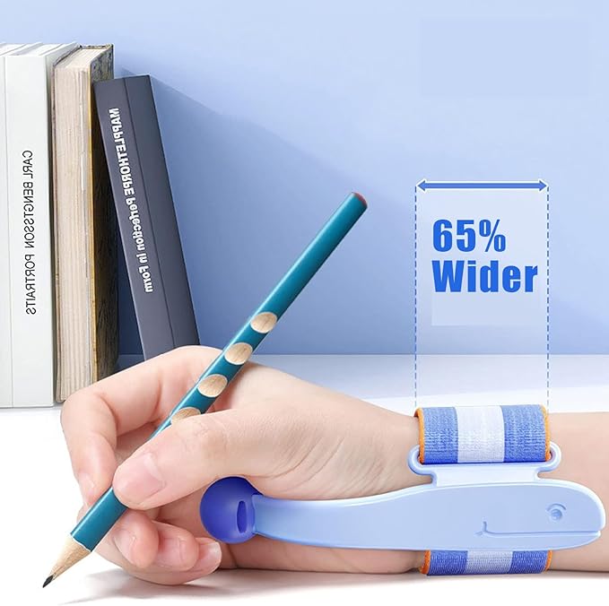 Pencil Grip for Kids Handwriting - Adjustable Handwriting Tools for Kids Pen Holding Trainer Writing Posture Training Gripper Aid Tool (Medium-Palm Ball)