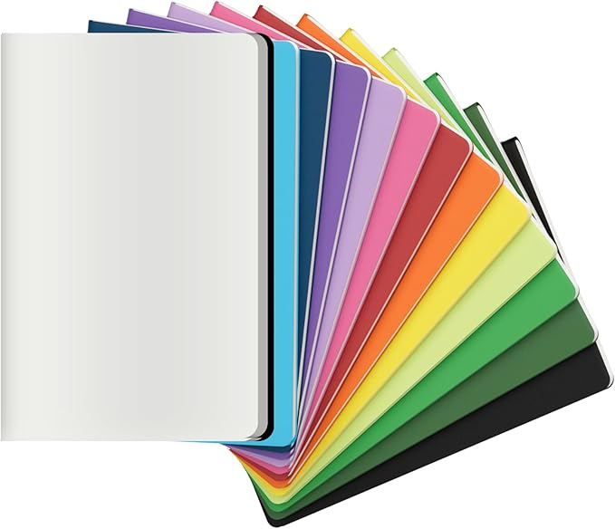 12 PCS Colorful Blank Notebook Journals Bulk, 60 Pages, 5.5 x8.3 inch, A5 Unlined Travel Journal Set for Travelers, Kids, Students and Office, Writing Drawing Sketchbook Diary Subject Notebooks