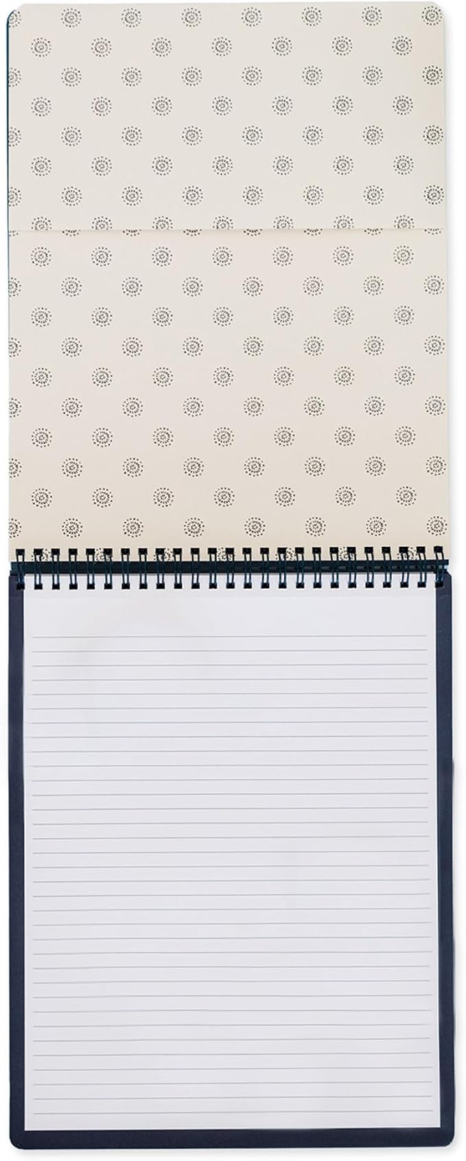 Steel Mill & Co. Large Top Spiral Notebook, Leopard Daisy