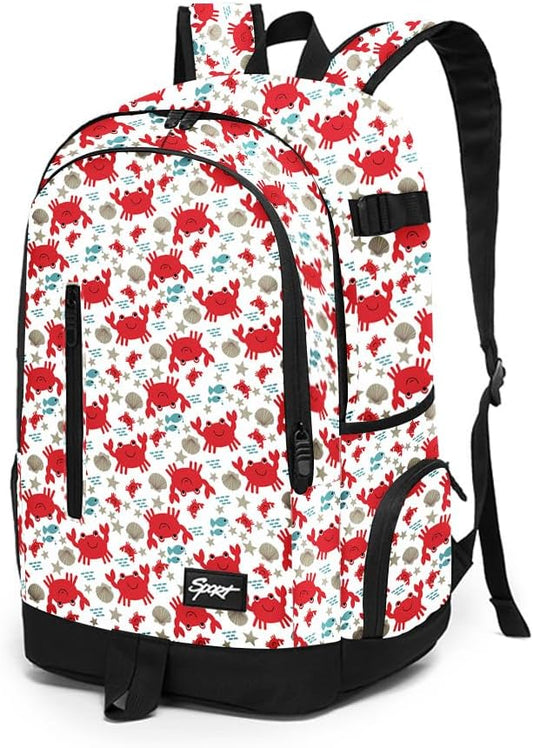 rickyh style School Backpack Travel Bag for Men & Women Lightweight College Back Pack with Laptop Compartmen