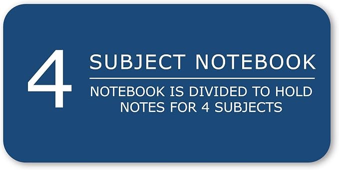 ROARING SPRING 4 Subject Spiral Notebook, 12 Pack, 11" x 9", College Ruled, 200 Perforated Sheets, Assorted Eco Press Covers, 4 Double Storage Pockets, Made in USA