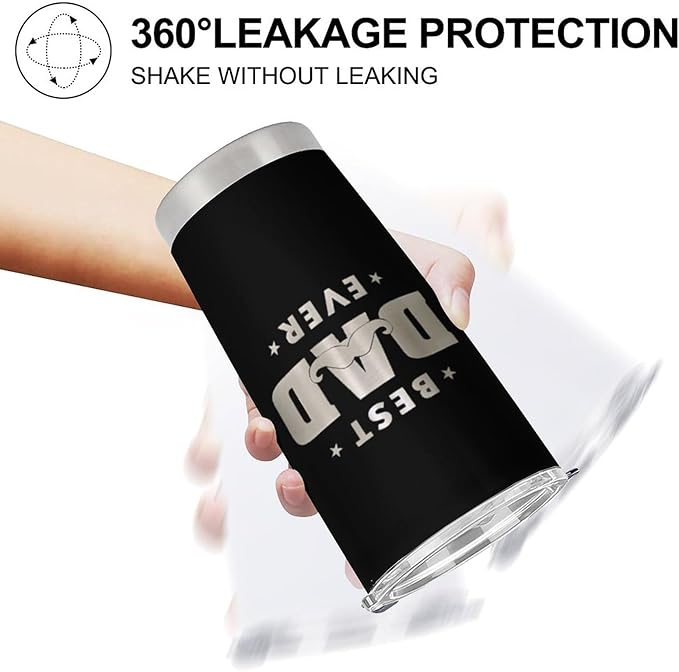 Dad Gifts for Men, Dad Tumbler Cup for Father's Day Birthday, 20 oz Stainless Steel Insulated Coffee Mug Double Wall Travel Mug with Lid