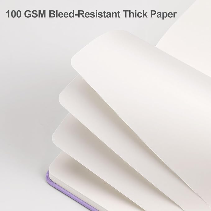 EMSHOI Blank Journal Notebook, 192 Pages, A5 Size (5.7'' x 8.3'')